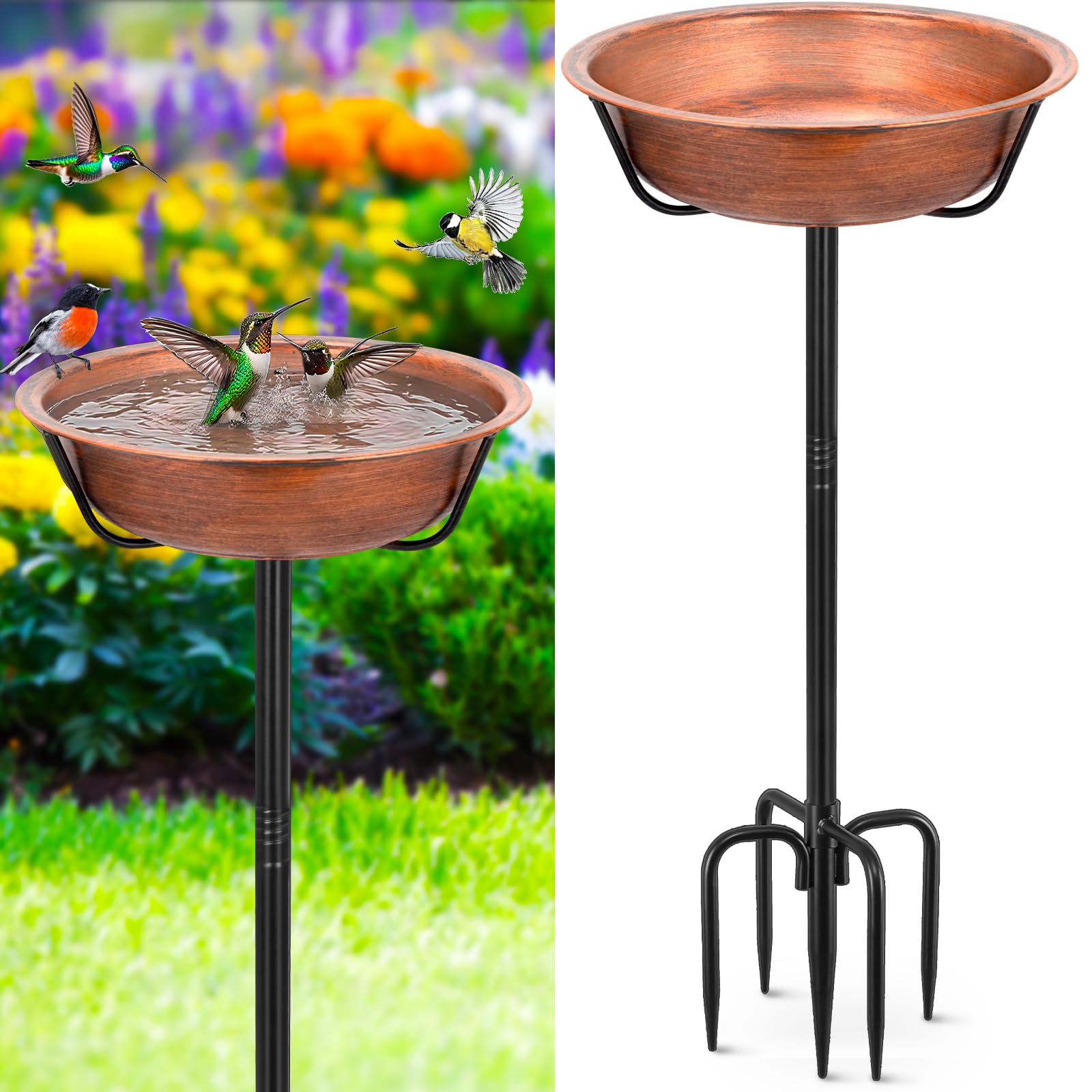 Birdbaths & Heated Birdbaths at Canadian Lawn