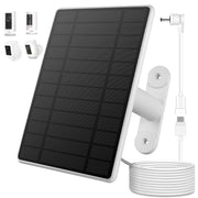 10MOONS solar panel front view showing slim profile and mounting bracket benefits