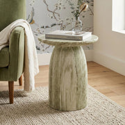 24/7 Shop at Home Ranera front view showing sculptural pedestal and balanced silhouette