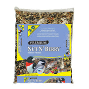 3-D front of bag showing Nut N' Berry blend and benefits