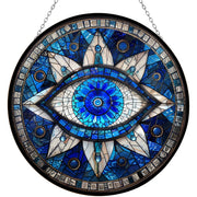 365CUSGIFTS evil eye front view showing colorful sunlight effect and decorative appeal