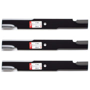 3PK Oregon front view of three new 91-626 blades showing OEM quality and fit