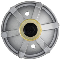 8TEN deck spindle next to ruler showing 6.709-inch height for correct geometry