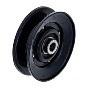 8TEN idler pulley front view showing smooth race for reliable belt tracking
