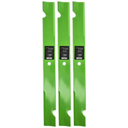 8TEN LawnRAZOR front view showing 3-pack blades and durable finish benefit