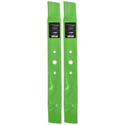 8TEN LawnRAZOR front view of two blades showing fit and finish benefit