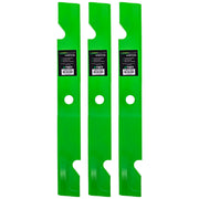 8TEN LawnRAZOR front view of three blades showing fit and finish benefit