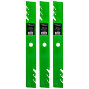 8TEN blade front view showing full cutting edge and fit for Exmark deck, durable performance