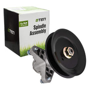 8TEN spindle front assembly showing solid construction and reliable replacement benefit