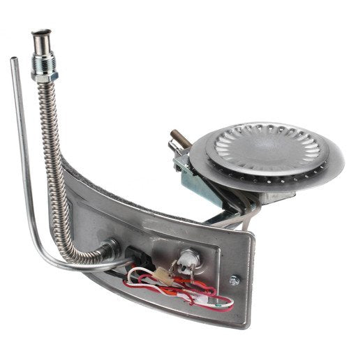 A. O. Smith final burner assembly front view showing mounting and orifice for reliable replacement