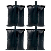 ABCCANOPY front view of four weight bags showing compact pack and portability
