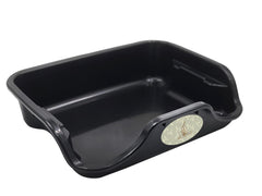 Ablaze tray in use sifting small parts over basin showing easier cleanup benefit