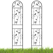 aboxoo trellis front view showing bird motif and elegant support — decorative support