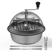 AC Infinity front view showing full 19-inch trimmer and clear dome for easy monitoring
