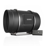 AC Infinity CLOUDLINE S8 front view showing compact housing and quiet design benefit