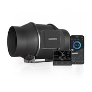 AC Infinity CLOUDLINE T6 front angle showing compact housing and quiet design benefit