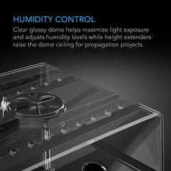AC Infinity drip tray side profile preventing leaks and protecting surfaces
