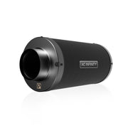 AC Infinity front view of filter showing durable finish and flange for secure connection