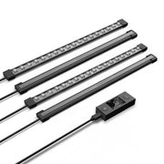AC Infinity IONBEAM S16 front view showing four slim 16-inch bars for flexible lighting