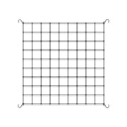 AC Infinity front view of elastic trellis netting showing full 3x3 coverage and support benefits