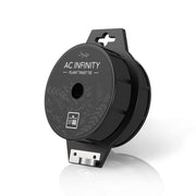 AC Infinity front roll view showing compact 100 m supply and built-in cutter for convenience