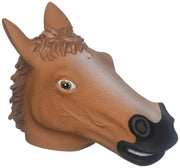 Accoutrements horse head squirrel feeder front view shows humorous design and easy hanging