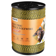 Aclastool front spool showing full 5200ft roll and label, durable coverage benefit