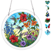 ACOCO hummingbird front view showing vibrant colors and clear silhouette for bright decor