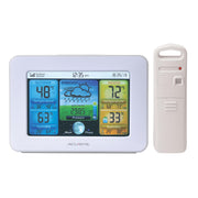 AcuRite front color display showing forecast and readings for quick planning