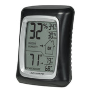 AcuRite front display showing temperature and humidity for fast checks