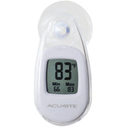 AcuRite front display showing clear temperature and daily high low for quick checks