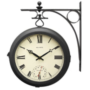 AcuRite front view showing both clock faces and clear time display