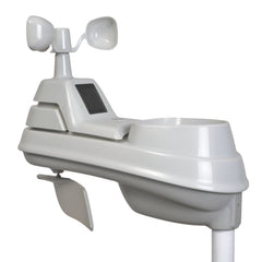AcuRite Iris front view showing weather sensor and mounting bracket for easy setup