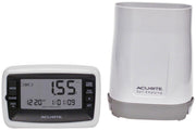 AcuRite front display showing rainfall totals and time, easy reading