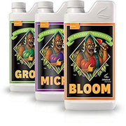 Advanced Nutrients front packaging showing three 500ml bottles for clear identification and convenience