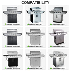 Adviace stainless steel burner close-up showing durable construction and even heating