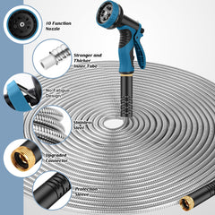 Advinski close-up of stainless steel weave highlighting corrosion resistance benefit