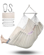 ADVOKAIR XXL hammock chair front view showing roomy seat for comfort