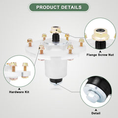 AEFHKM spindle finish detail highlighting protective coating for corrosion resistance