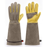 Aegend front view of elbow-length gloves showing full coverage and protection