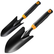 AHUDKKY trowel and shovel front view showing compact durable set and storage convenience