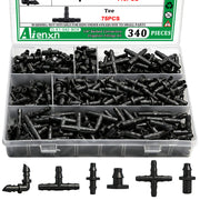Aienxn kit box open showing all 340 pieces and organized compartments for fast access