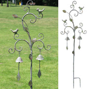 AIHAOKAN front view showing two birds and clean lines for elegant garden focus