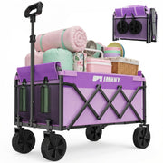 Aimnny purple front view showing compact folding convenience