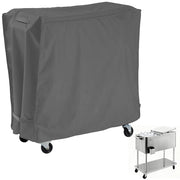 AKEfit front view of covered cooler cart protecting from rain