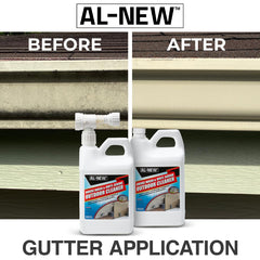 AL-NEW before and after siding contrast showing visible restoration benefit
