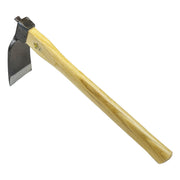 alanx front view curved hoe showing full tool and durable design