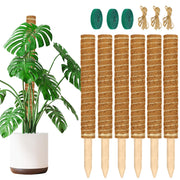 ALENEY front view of six moss poles kit showing value and contents