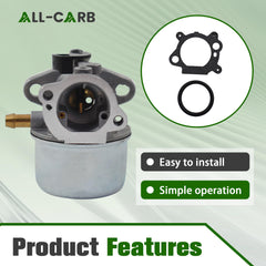 ALL-CARB gasket and o-ring detail ensuring leak-free seal