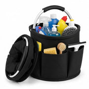 ALOVQZEMRI front view showing organized pockets and upright bottles for quick access